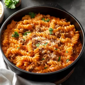 High Protein Creamy Beef Pasta à la Yama